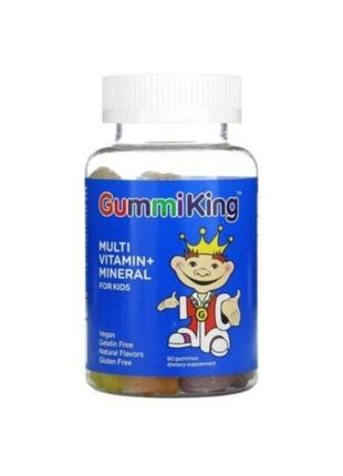 Gummiking мультивітаміни та мікроелементи для дітей, зі смаком...
