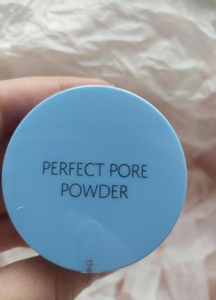 The saem perfect pore powder матирующая пудра для лица