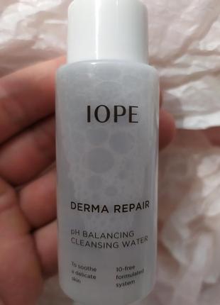 Очищающая вода с кипарисом iope derma repair ph balancing clea...