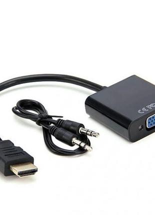 Конвертер HDMI - VGA +audio