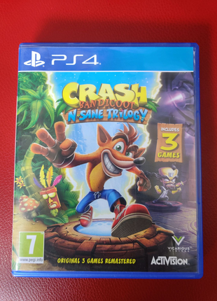 Игра диск Crash Bandicoot : N-Sane Trilogy для Sony PS4 / PS5