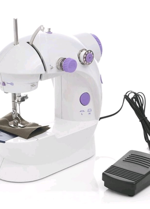 Мини швейная машина 4 в 1 Mini Sewing Machine SM-202A 4 в 1 с пед