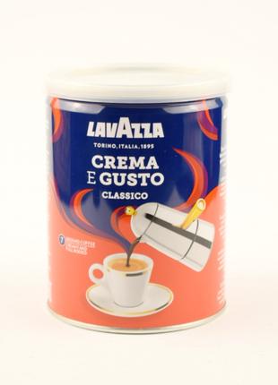 Кофе молотый Lavazza Crema e Gusto Classico 250г ж/б Италия