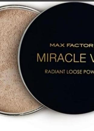 Max factor miracle veal radiant loose powder розсипна пудра