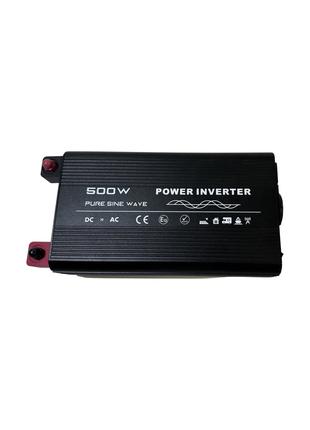 06-00-217. Инвертор c чистой синус.12V, RS500PT 500W(макс.1000...