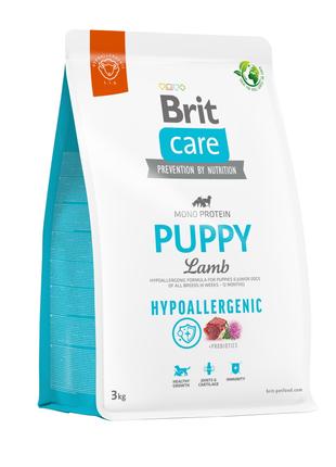 Сухой корм для щенков Brit Care Hypoallergenic с ягненком 3кг