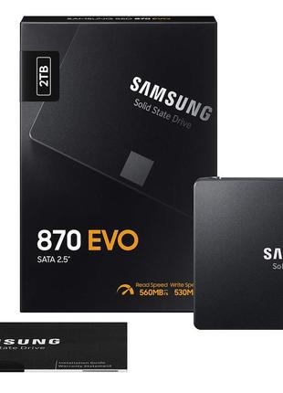 SSD накопитель Samsung 870 EVO 2 TB (MZ-77E2T0) НОВЫЙ!!!