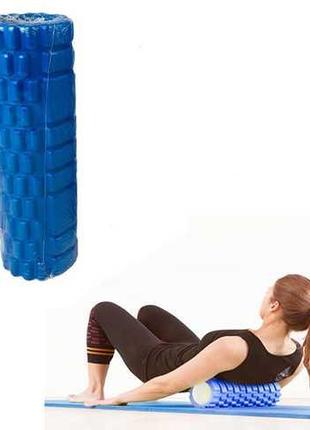 Масажний валик ролик для масажу спини 33х14 см 3D спортивний р...
