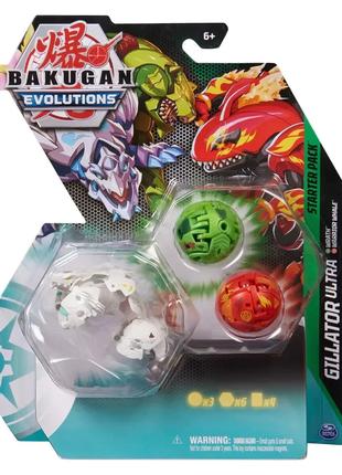 Набір Бакуган Bakugan Evolutions Starter Pack Gilllator Ultra ...