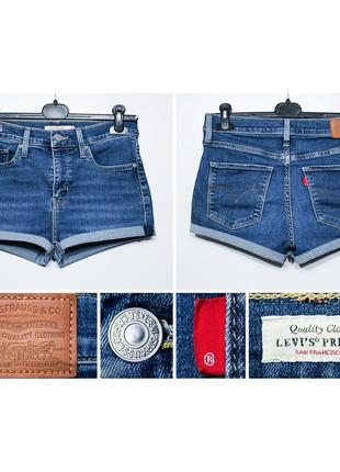 Жіночі джинсові шорти levi's premium