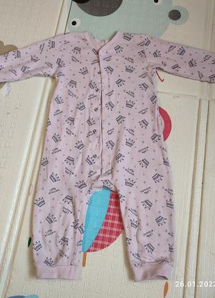 Пижама детская для девочки человечек спальник