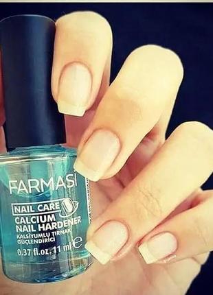 🌷зміцнювач для нігтів із кальцієм"farmasi",nail care calcium n...