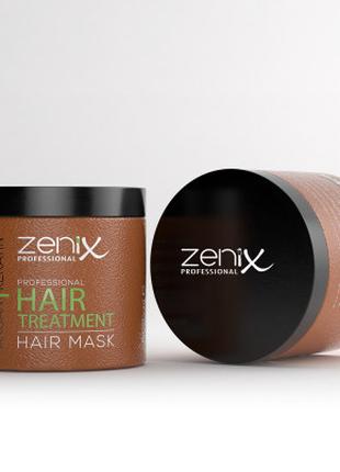 Маска для волосся з арганою та кератином Zenix, 500 мл