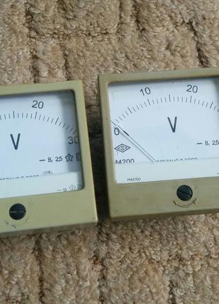 Вольтметр постійного струму 0 - 30V для зарядного або БЖ.