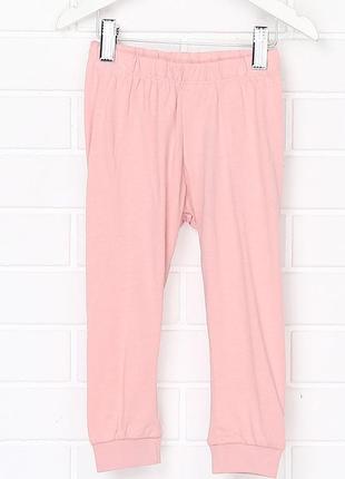 Піжамні штани для дівчинки h&m 0714591001 68 см рожевий 63514