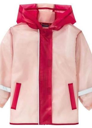 Куртка-дождевик прозрачная для девочки lupilu 312513 086-92 см...