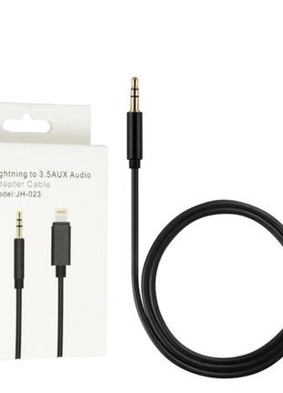 Переходник Lightning to AUX 3.5 jack JH-023 черный