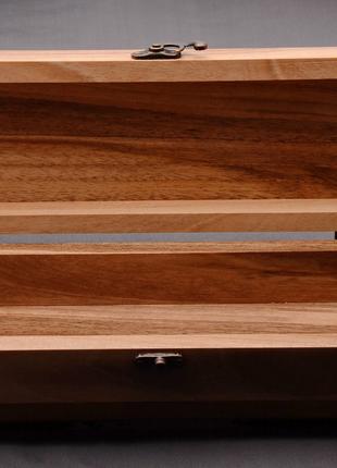 Подарочный футляр премиум №3 из дерева для ножей ручной работы