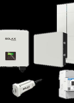 Комплект Solax 4.2: Трехфазный гибридный инвертор на 10 кВт, с...
