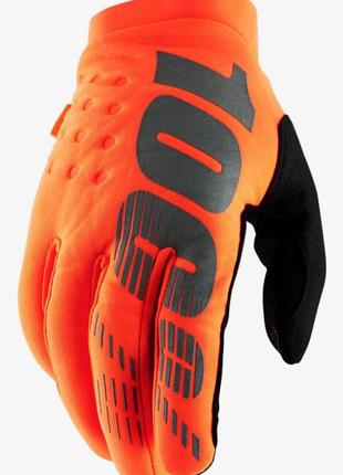 Дитячі зимові рукавички Ride 100% BRISKER Glove (Fluo Orange),...