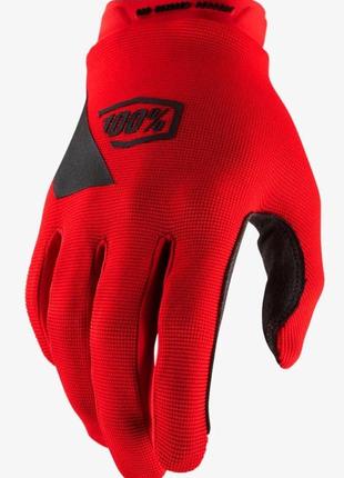 Перчатки Ride 100% RIDECAMP Glove (Red), S (8) (10011-00020), L