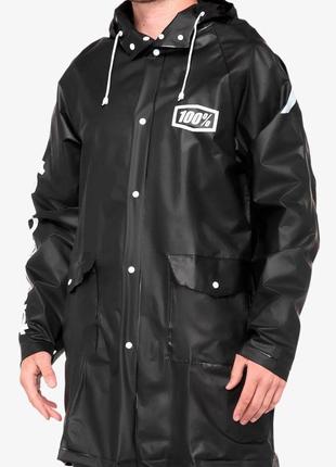 Дощовик Ride 100% TORRENT Raincoat (Black), S, S