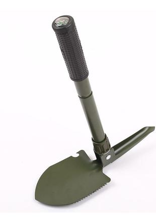 Зелена лопата 5в1 з чохлом — незамінний туристичний інструмент...