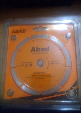 Алмазный диск сегмент ABAD 125 Бетон Гранит, Мрамор, Шифер, Цегла
