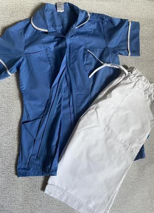 Медичний костюм жіночий жакет шорти медичні жіночі - m,l