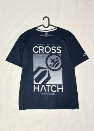 Брендовая мужская трикотажная футболка crosshatch размер 3xl