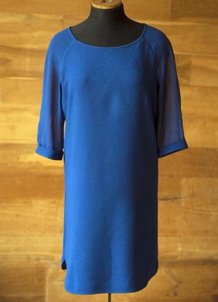 Синее платье миди женское promod, размер s