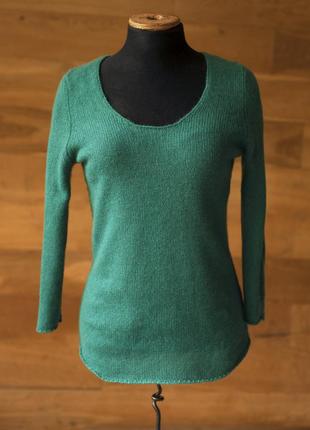 Зеленый кашемировый свитер джемпер женский peter hahn, размер ...