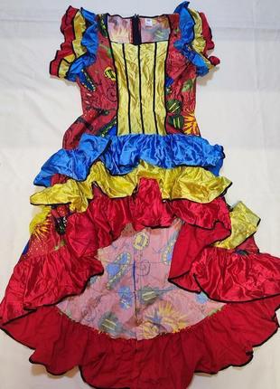 Испанское карнавальное платье, фламенко, кармен, платье для ви...