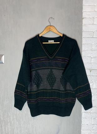 Винтажный свитер пуловер винтаж saigonmex, m