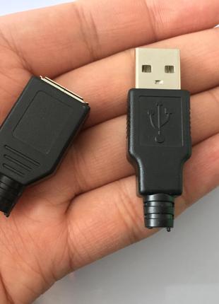 Пара розбірних роз'ємів USB Тип A DIY