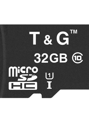 Карта пам`ятi MicroSDHC 32GB UHS-I Class 10 T&G; (TG-32GBSD10U...