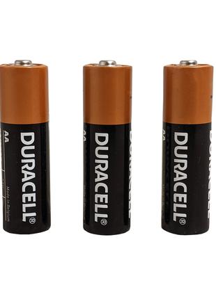 Лужна батарейка Duracell АА LR6, якісна пальчикова батарейка