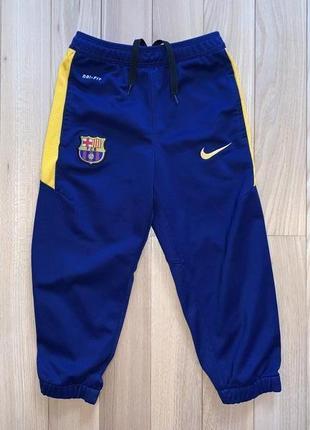 Спортивні штани nike борселона 3-4 роки оригінал футбольні