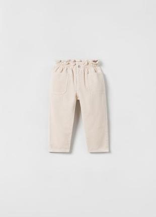 Zara 104 98 штаны вельветовые