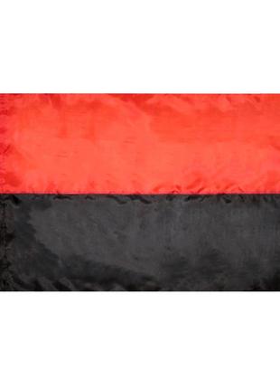 Флаг 150см*90см "УПА красно-черный", атласный