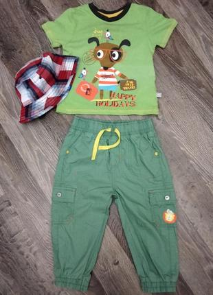 Лот фірмового дитячого одягу на хлопчика 1-1,5 року на літо