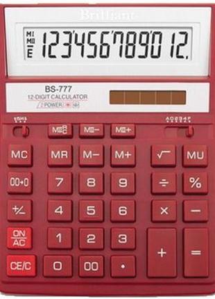 Калькулятор "Brilliant" BS-777_RD