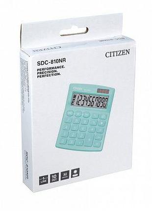 Калькулятор "Citizen" SDC-812 NR-green