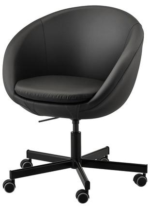 Ikea SKRUVSTA Поворотний стілець, чорний 804.029.94