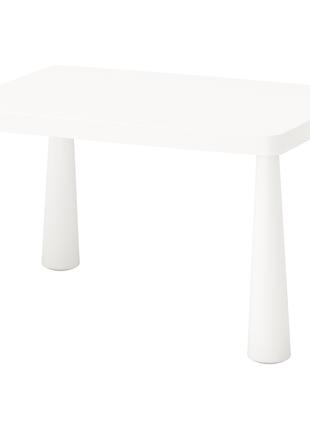 Дитячий стіл 77х55см, білий Ikea Mammut 503.651.77