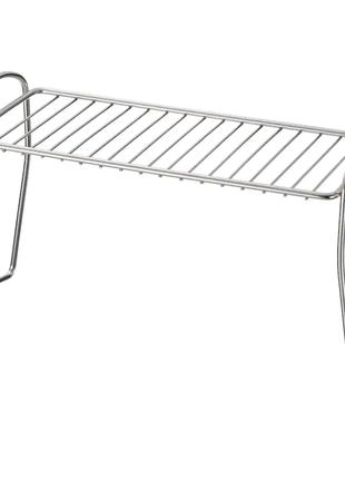 IKEA VALVARDAD Сушарка для посуду 13x32см, нержавіюча сталь 70...