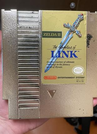 Картридж с игрой The legend of Zelda 2 The Adventure of Link