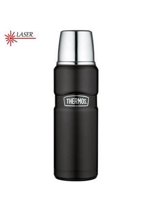 Thermos Style Термос з чашкою 470мл, чорний мат 170012