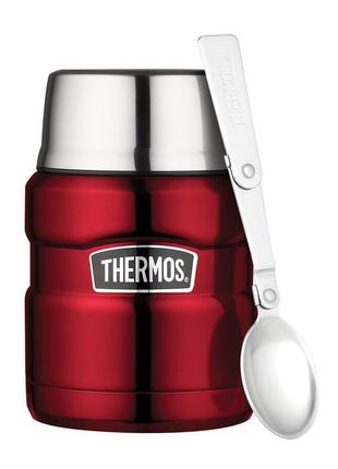 Thermos Style Термос для Їжі з ложкою 470мл, червоний 173021