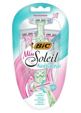 BIC Miss Soleil Sensitive 3 Бік 3 леза (3шт.) жіночі станки дл...